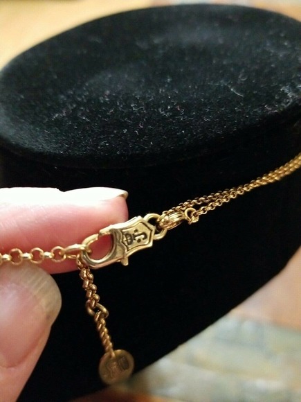 Juicy Couture Silver Double Strand Heart & Crystal Key Charm Necklace - Picture 7 of 10